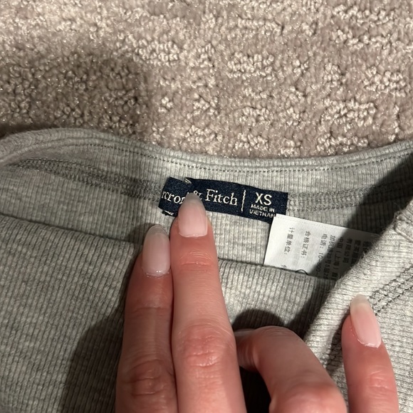 Abercrombie gray tube top - Picture 2 of 2